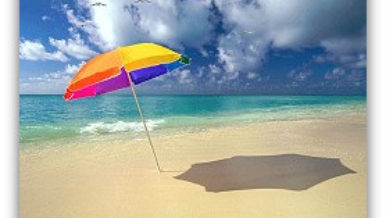 beach scene